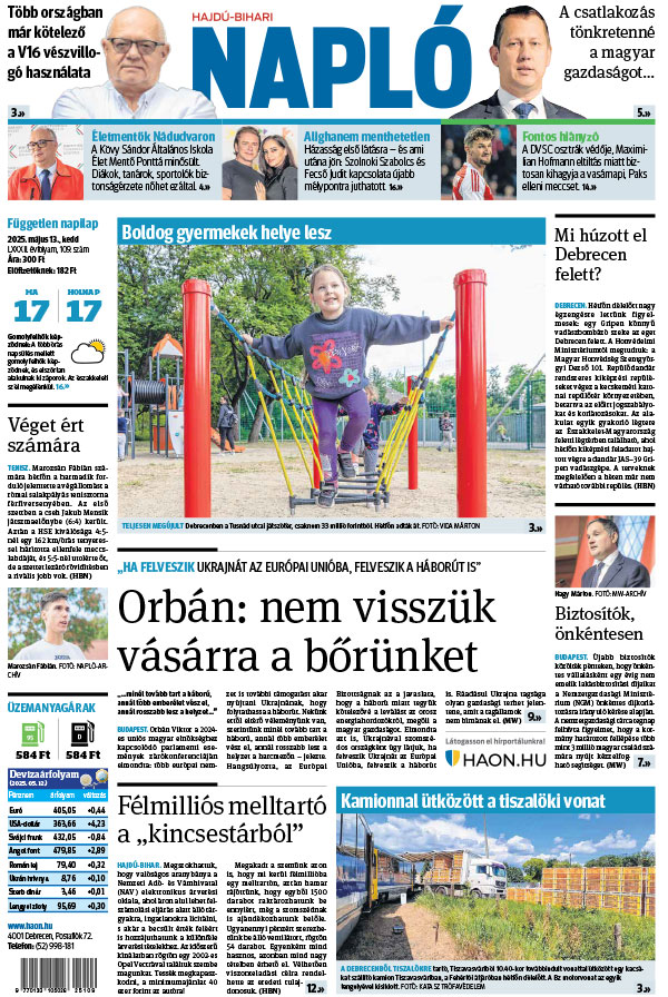 Lapszám: 2025.05.13.