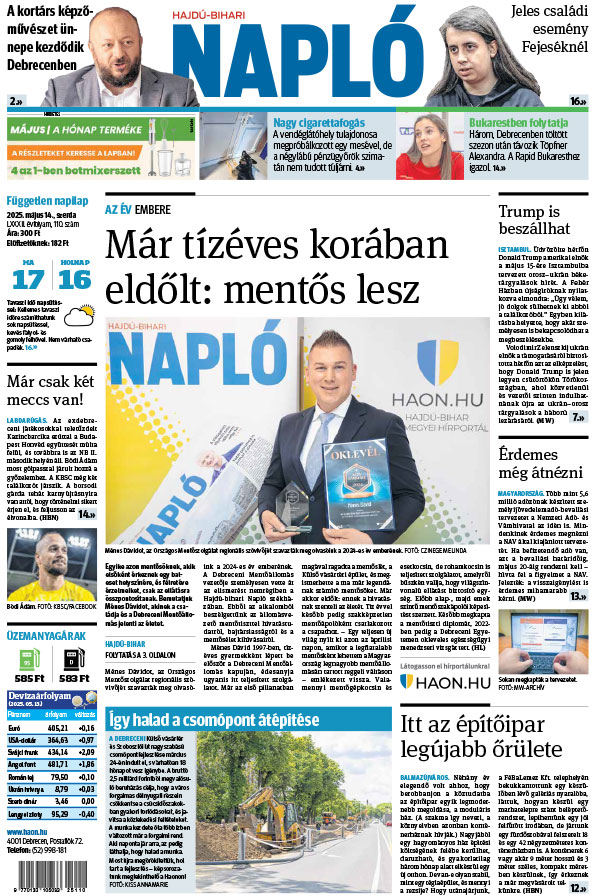 Lapszám: 2025.05.14.