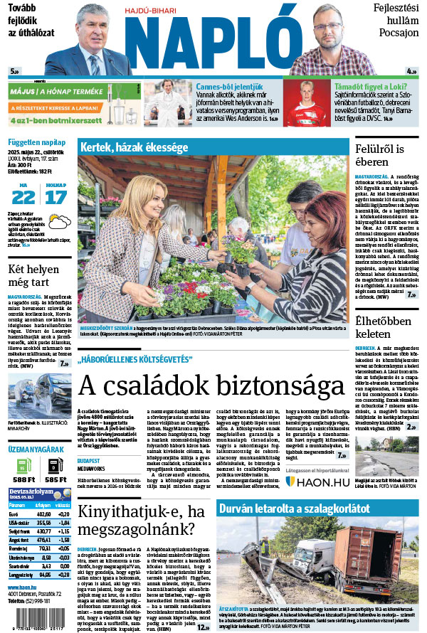 Lapszám: 2025.05.22.