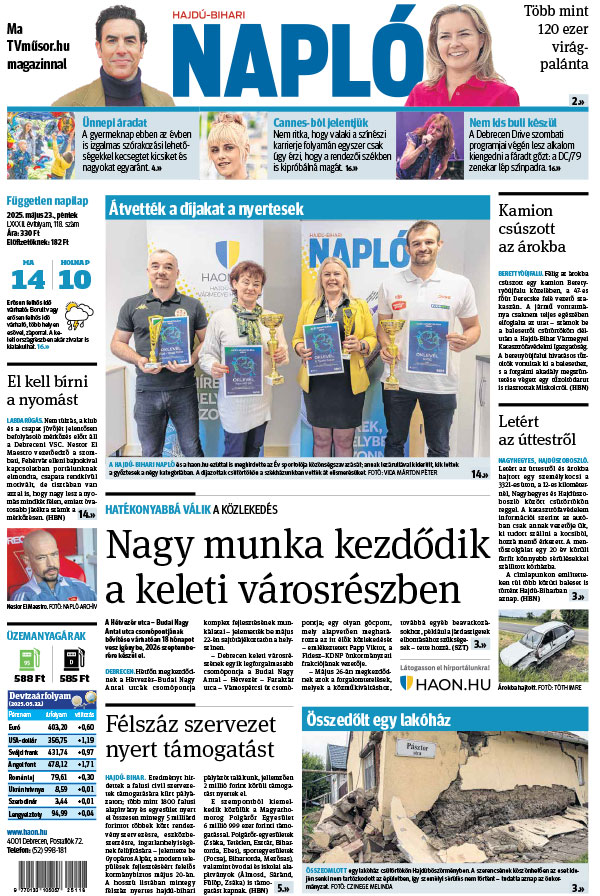 Lapszám: 2025.05.23. + melléklet