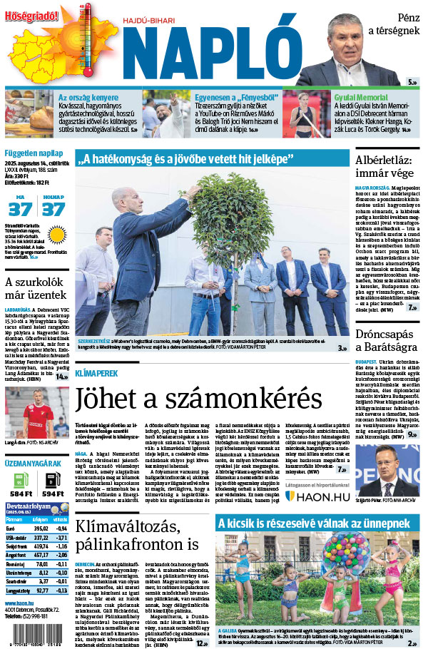Lapszám: 2025.08.14.
