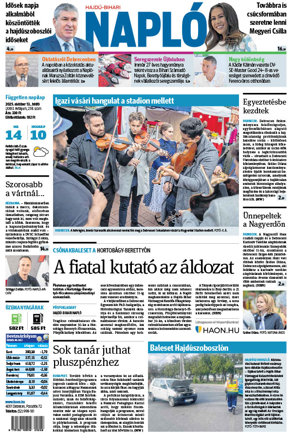 Lapszám: 2025.10.13.