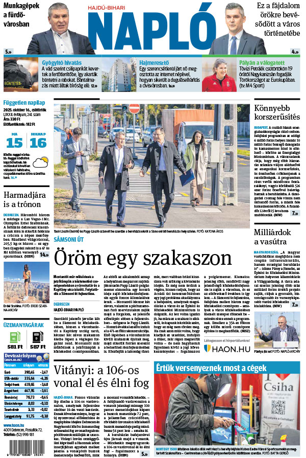 Lapszám: 2025.10.16.