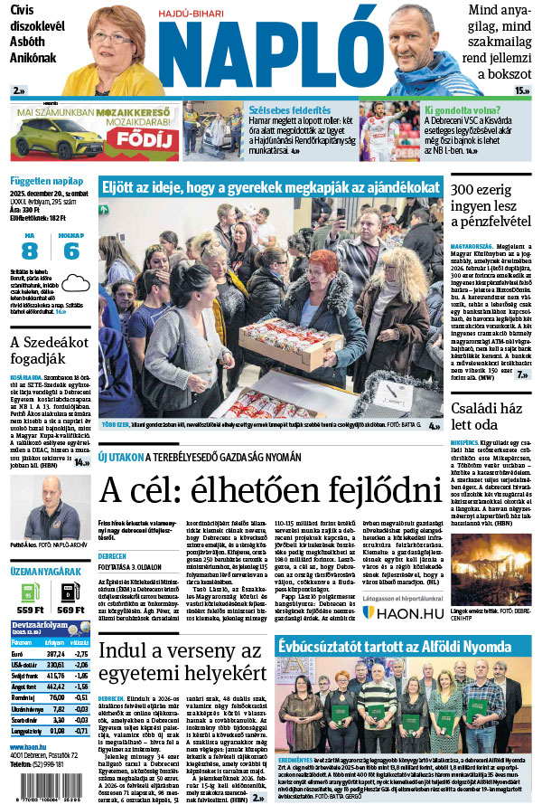 Lapszám: 2025. 12. 20.