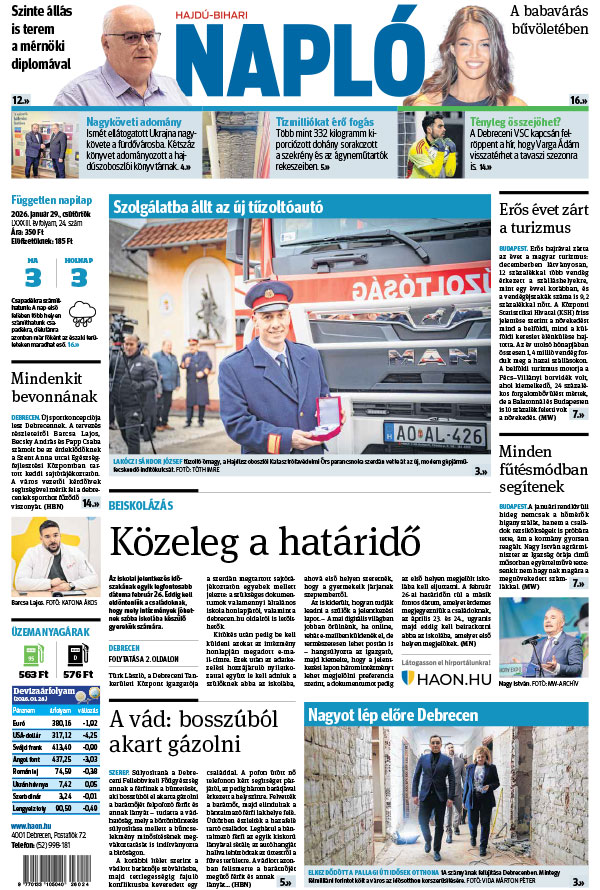 Lapszám: 2026. 01. 29.