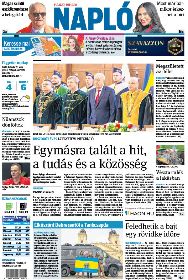Lapszám: 2026. 02. 17.
