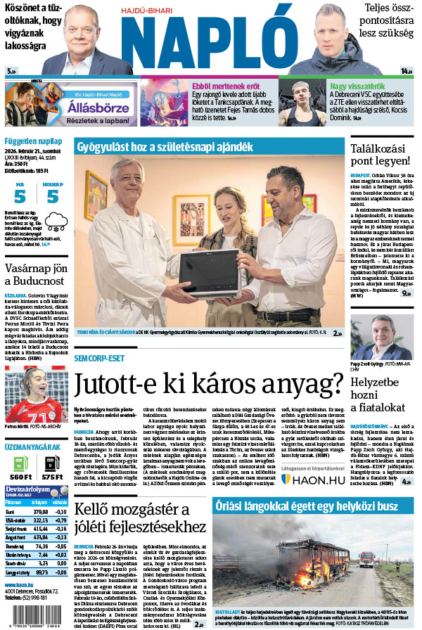 Lapszám: 2026. 02. 21.
