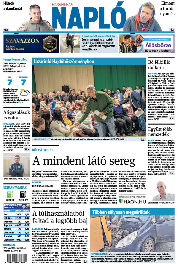 Lapszám: 2026. 02. 25.
