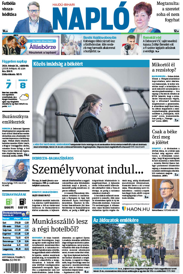 Lapszám: 2026. 02. 26.