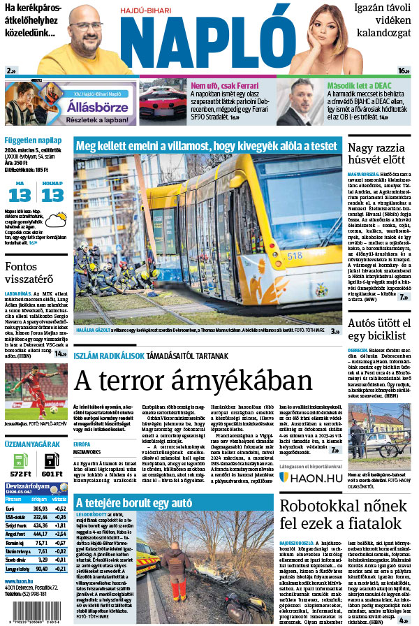 Lapszám: 2026. 03. 05.