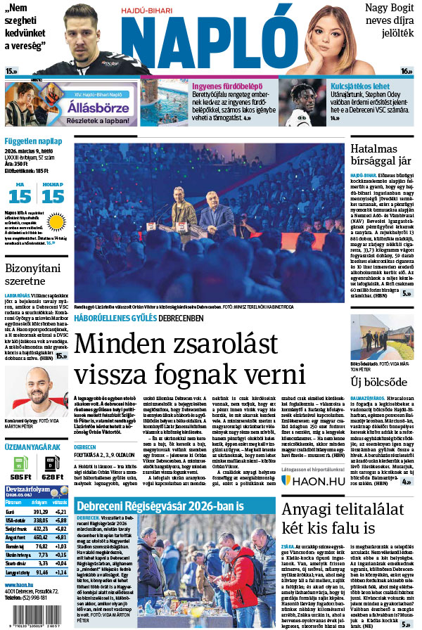 Lapszám: 2026. 03. 09.