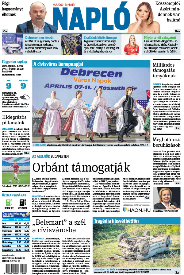 Lapszám: 2026. 04. 08.
