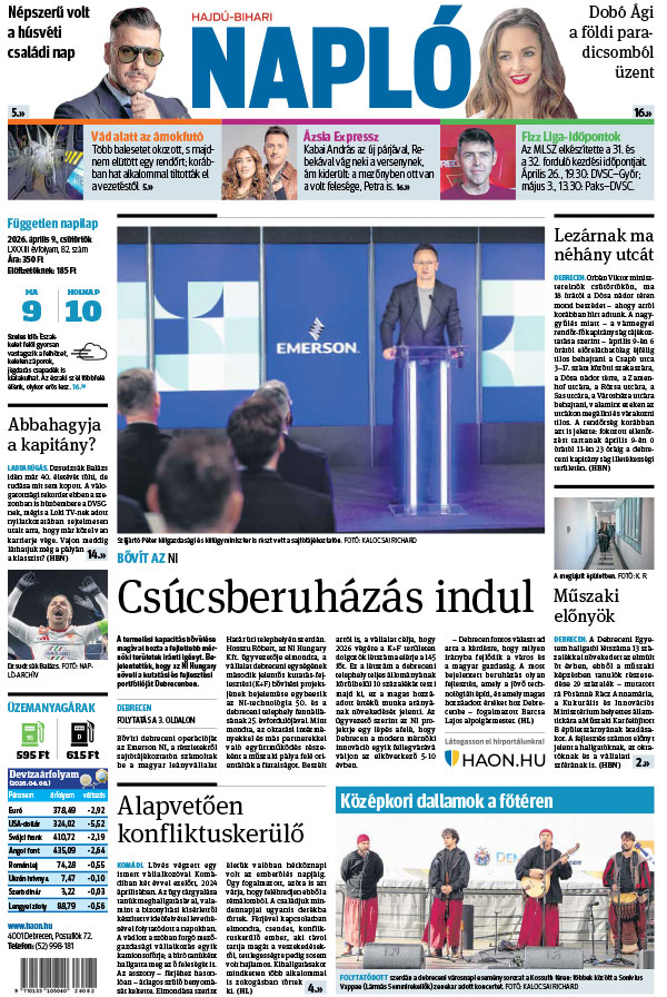 Lapszám: 2026. 04. 09.