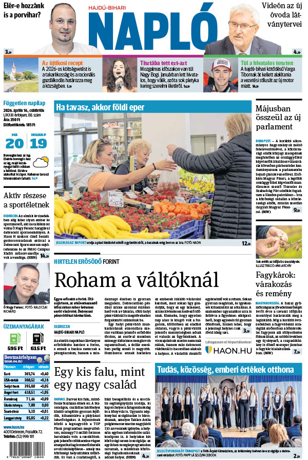 Lapszám: 2026. 04. 16.