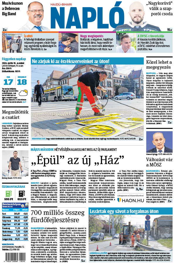 Lapszám: 2026. 04. 18.
