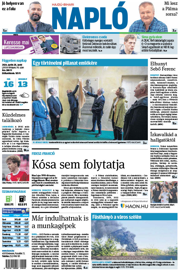 Lapszám: 2026. 04. 28.
