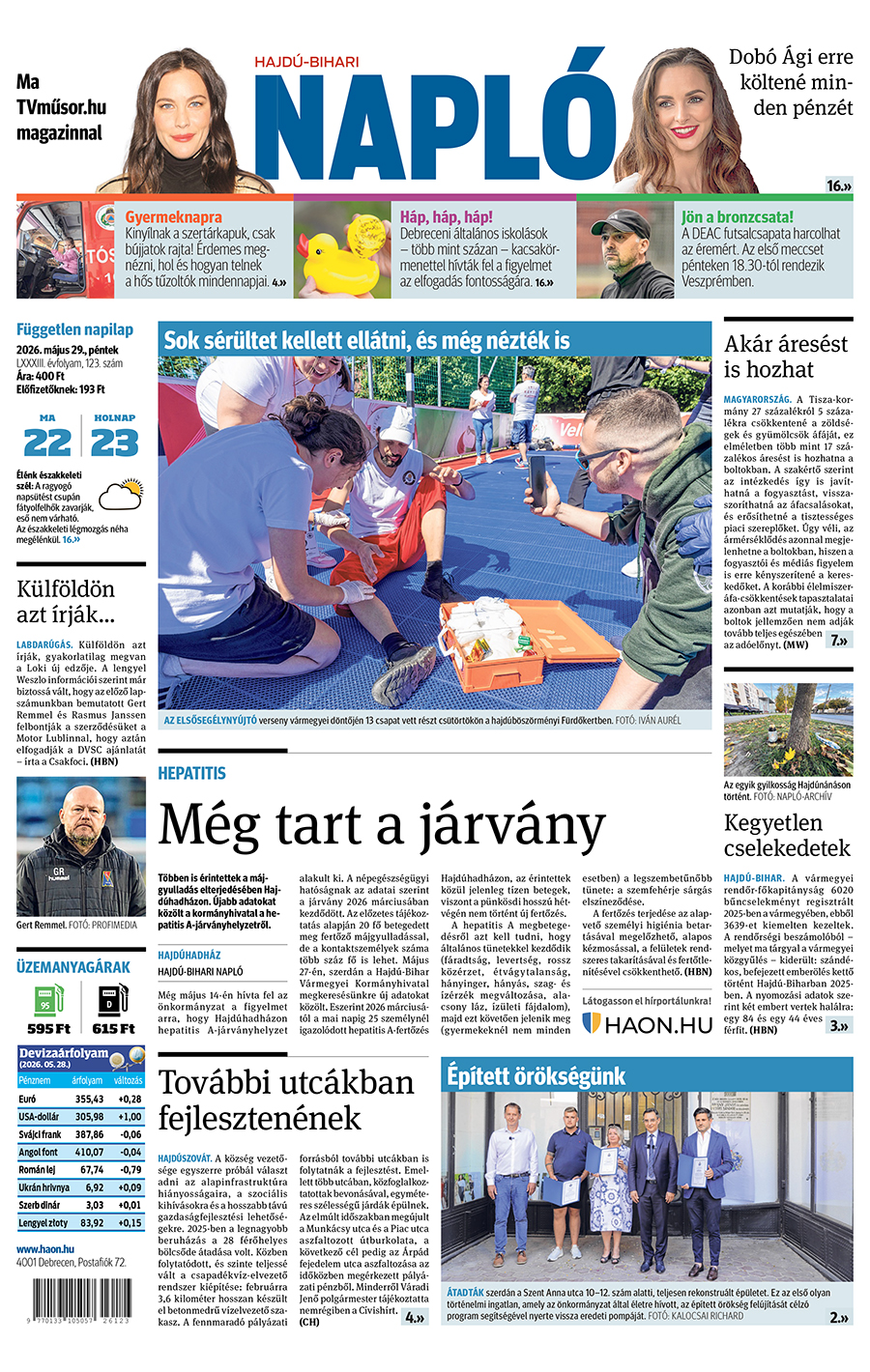 Lapszám: 2026.05.29. + Melléklet