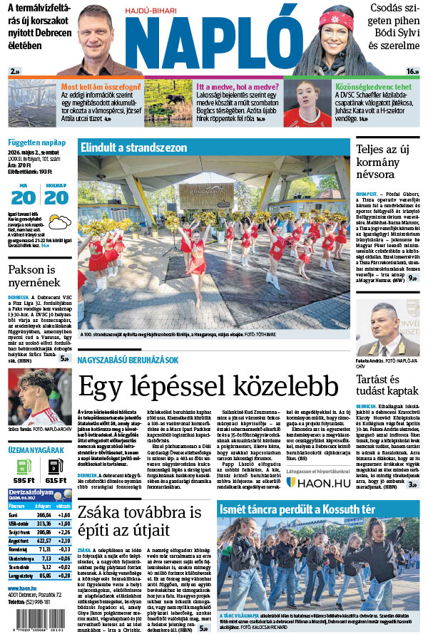 Lapszám: 2026. 05. 02.