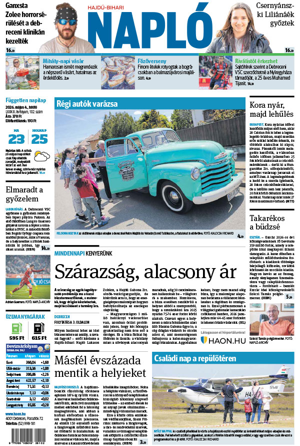 Lapszám: 2026. 05. 04.