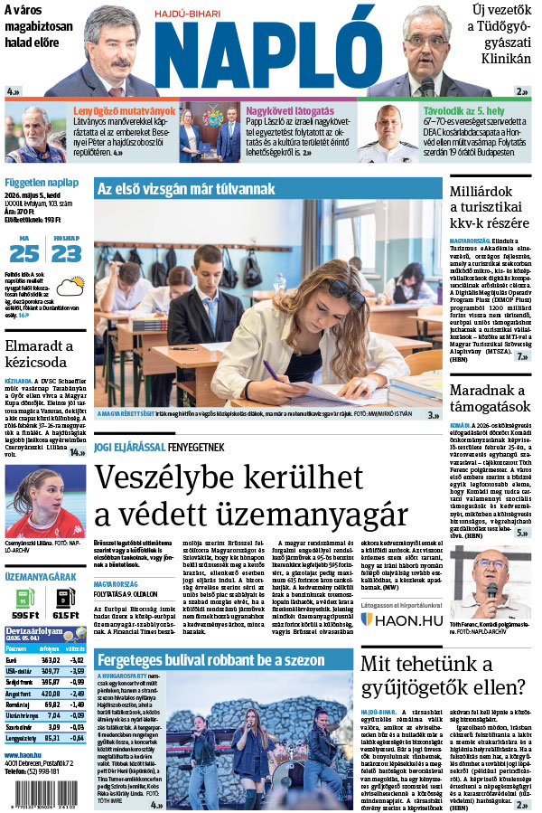 Lapszám: 2026. 05. 05.