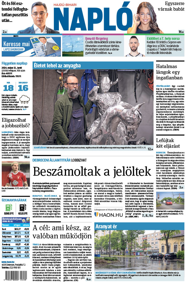 Lapszám: 2026. 05. 12.