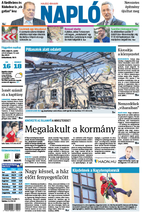 Lapszám: 2026. 05. 13.