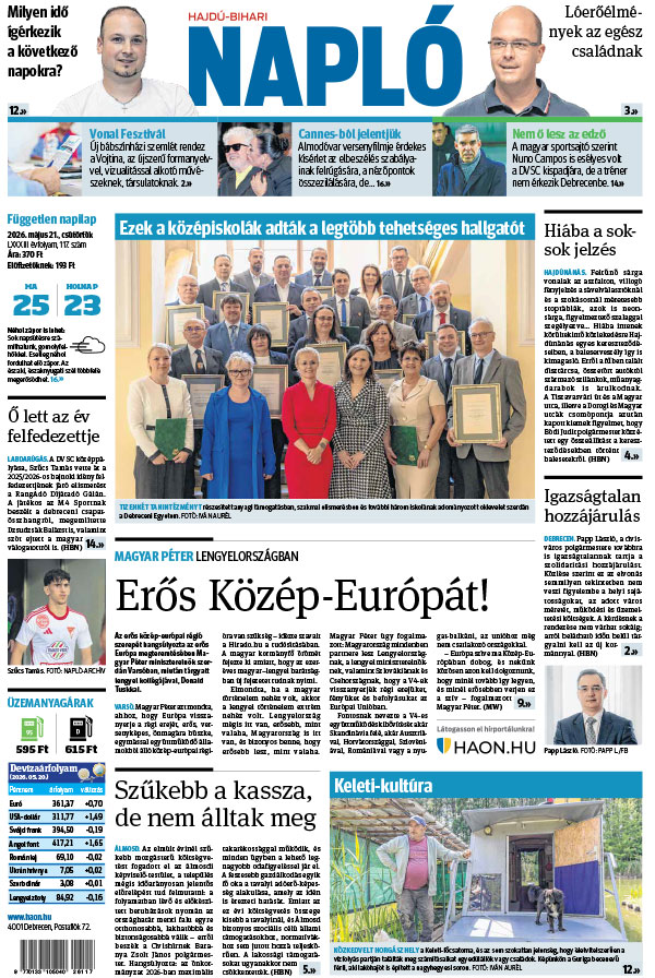 Lapszám: 2026. 05. 21.