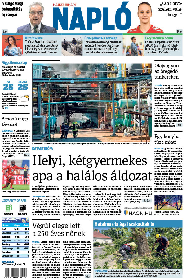 Lapszám: 2026. 05. 23.