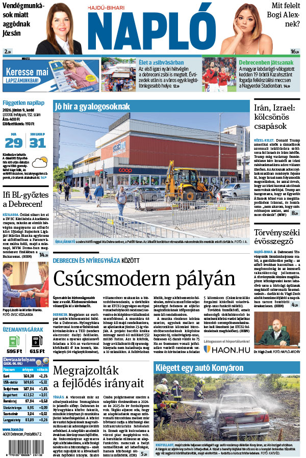 Lapszám: 2026. 06. 09.