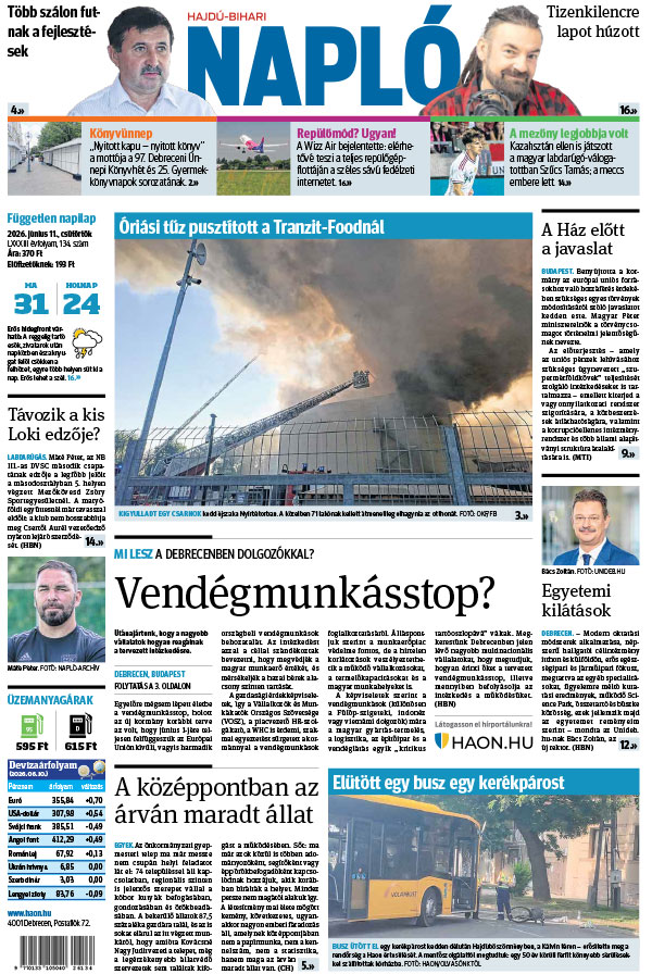 Lapszám: 2026. 06. 11.