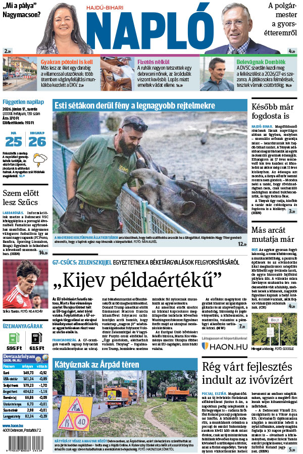 Lapszám: 2026. 06. 17.