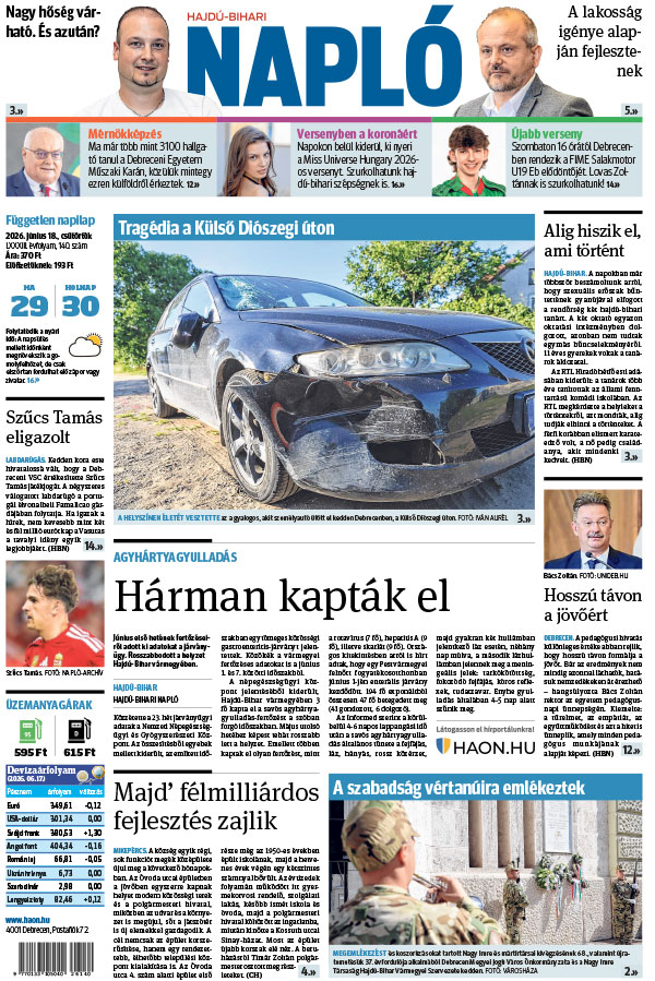 Lapszám: 2026. 06. 18.