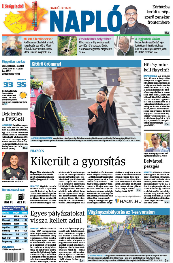 Lapszám: 2026. 06. 20.