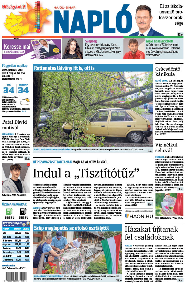 Lapszám: 2026. 06. 23.
