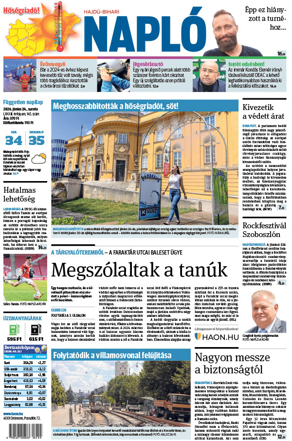 Lapszám: 2026. 06. 24.