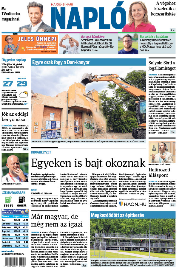 Lapszám: 2026. 07. 10.