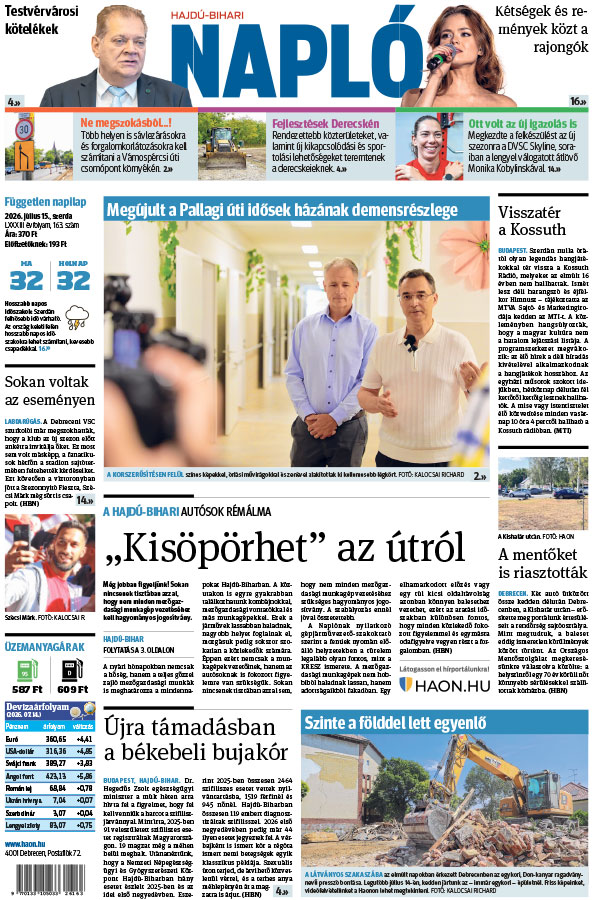 Lapszám: 2026. 07. 15.