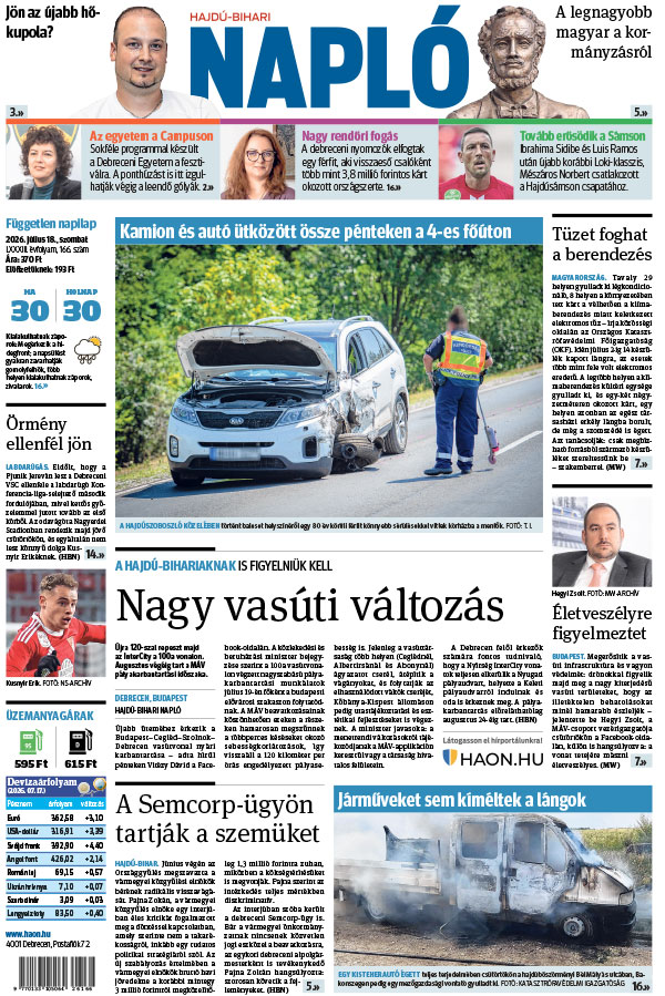 Lapszám: 2026. 07. 18.