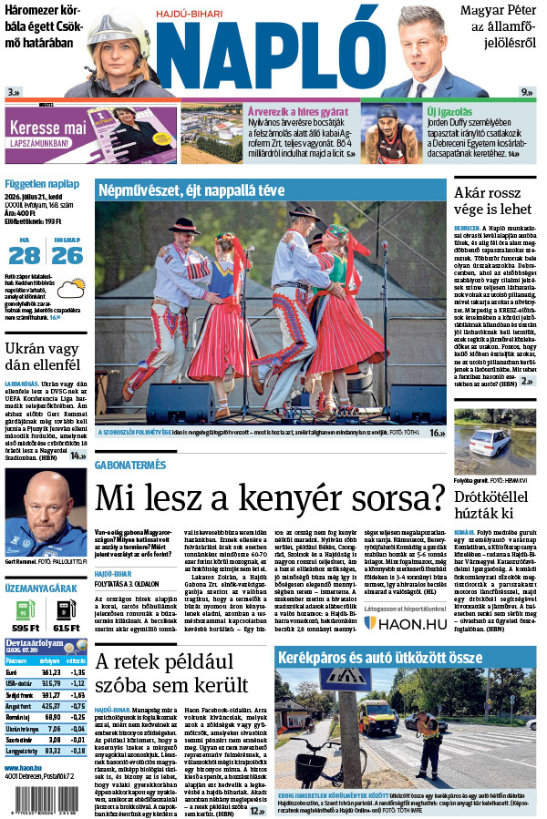 Lapszám: 2026. 07. 21.