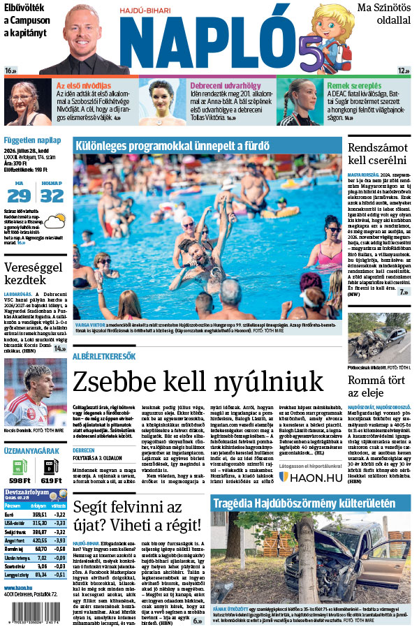 Lapszám: 2026. 07. 28.